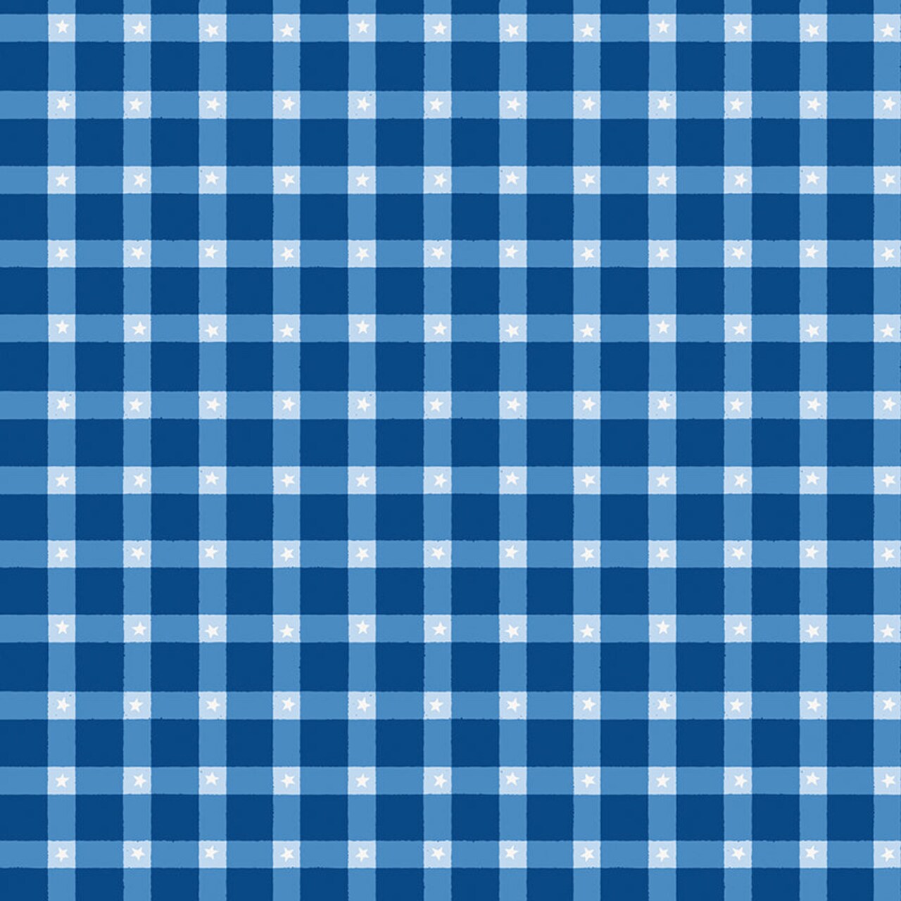Fabric Riley Blake Blue Plaid Firecracker by the Quarter Yard C17202-BLUE